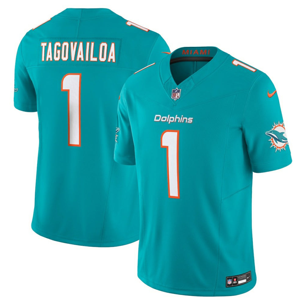 Tua Tagovailoa Miami Dolphins Vapor F.U.S.E. Limited Jersey - Aqua cheap
