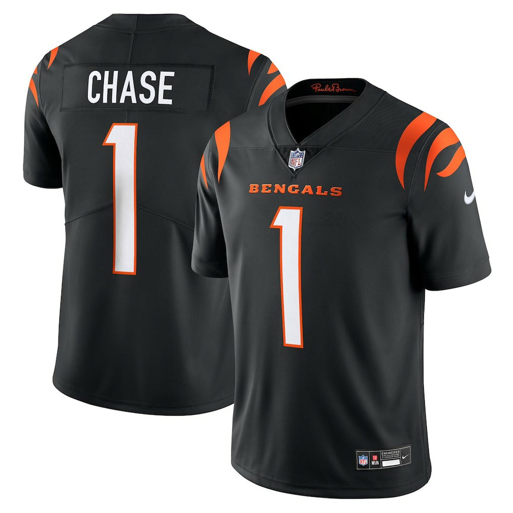 Ja'Marr Chase Cincinnati Bengals Vapor Untouchable Limited Jersey - Black cheap