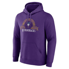 Arizona Diamondbacks Majestic Utility Pullover Hoodie Purple