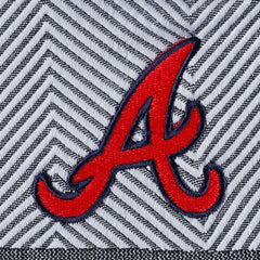 Atlanta Braves Levelwear Women's Verse Asymmetrical Raglan Tri-Blend Quarter-Zip Jacket Charcoal