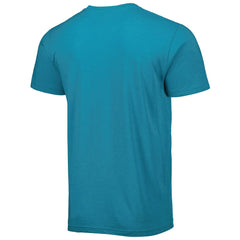 Fred Taylor Jacksonville Jaguars Homage Unisex Caricature Retired Player Tri-Blend T-Shirt - Teal for sale