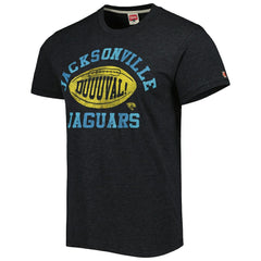 Jacksonville Jaguars Homage Duval Hyper Local Tri-Blend T-Shirt - Black cheap