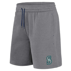 Seattle Mariners Arch T-Shirt & Shorts Combo Set Navy/Heather Gray