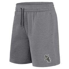 Chicago White Sox Arch T-Shirt & Shorts Combo Set Black/Heather Gray