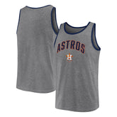 Houston Astros Primary Tank Top Heather Gray
