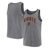 San Francisco Giants Primary Tank Top Heather Gray