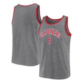 St. Louis Cardinals Primary Tank Top Heather Gray