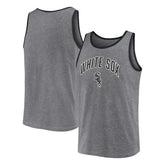 Chicago White Sox Primary Tank Top Heather Gray