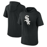 Chicago White Sox Short Sleeve Hoodie T-Shirt Black