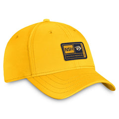 Nashville Predators Fanatics Authentic Pro Training Camp Flex Hat – Gold Hats