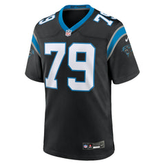 Ikem Ekwonu Carolina Panthers Game Jersey - Black sale