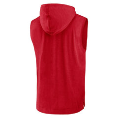 St. Louis Cardinals Athletic Sleeveless Hooded T-Shirt Red