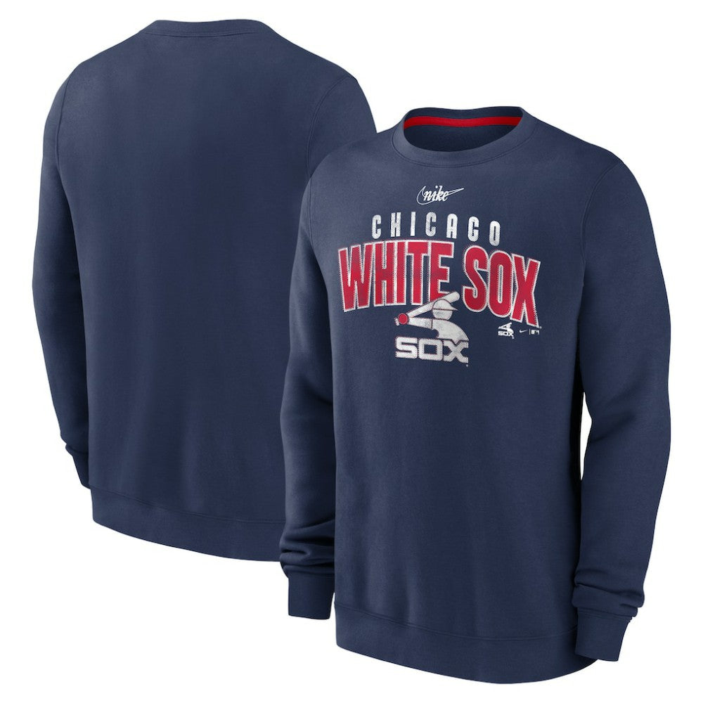 Chicago White Sox Cooperstown Collection Team Shout Out Pullover Sweatshirt Navy