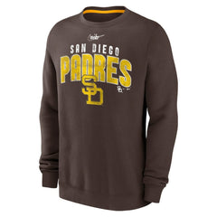 San Diego Padres Cooperstown Collection Team Shout Out Pullover Sweatshirt Brown