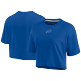 Buffalo Bills Women's Elements Super Soft Boxy Cropped T-Shirt - Royal online