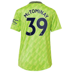Scott McTominay Manchester United Women's 2022/23 Third Replica Player Jersey - Neon Green outlet