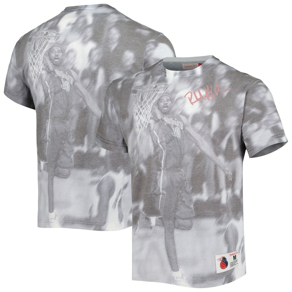 Rasheed Wallace Detroit Pistons Above The Rim T-Shirt sale - Heather Gray outlet