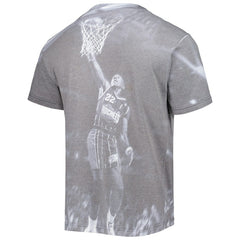 Clyde Drexler Houston Rockets Above The Rim T-Shirt - Heather Gray on sale