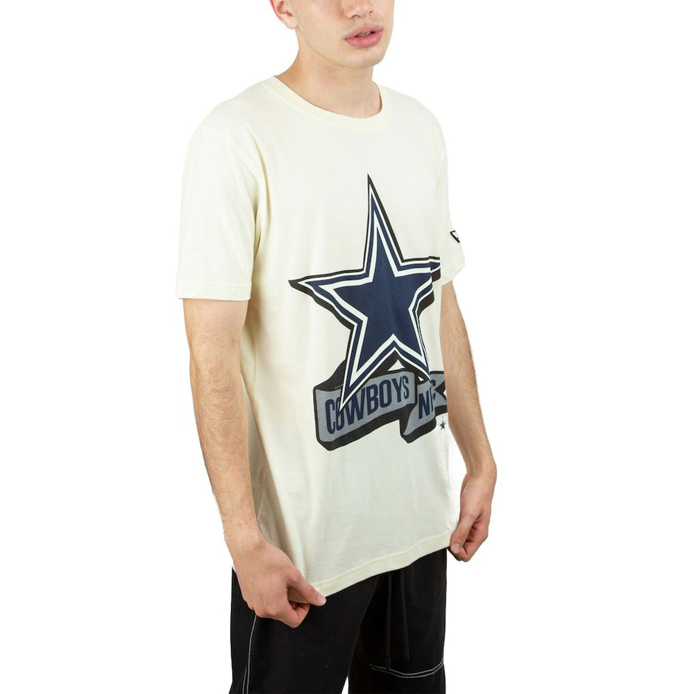 Dallas Cowboys New Era Chrome T-Shirt - Cream cheap