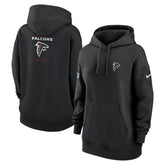 Atlanta Falcons Women's 2023 Sideline Club Fleece Pullover Hoodie - Black discount