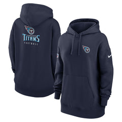 Tennessee Titans Women's 2023 Sideline Club Fleece Pullover Hoodie - Navy outlet