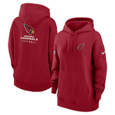 Arizona Cardinals Women's 2023 Sideline Club Fleece Pullover Hoodie - Cardinal online