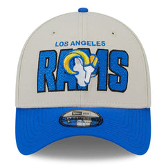 Los Angeles Rams New Era 2023 NFL Draft 39THIRTY Flex Hat - Stone/Royal cheap