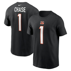 Ja'Marr Chase Cincinnati Bengals Player Name & Number T-Shirt - Black outlet