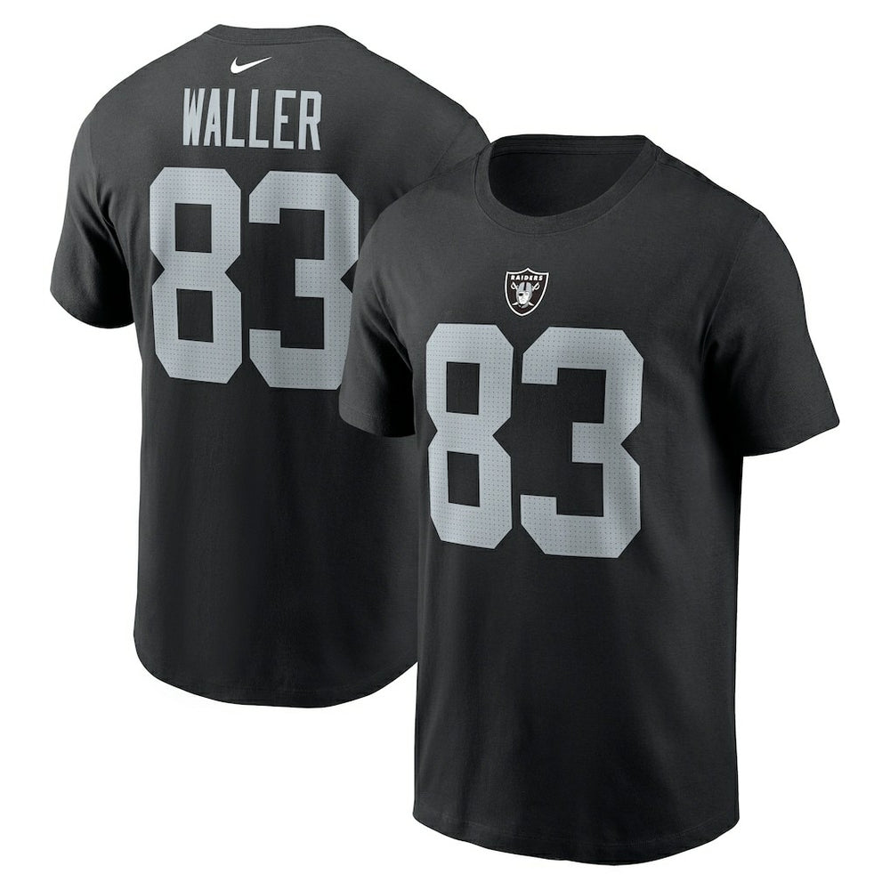 Darren Waller Las Vegas Raiders Player Name & Number T-Shirt - Black on sale