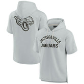 Jacksonville Jaguars Unisex Elements Super Soft Fleece Short Sleeve Pullover Hoodie - Gray online