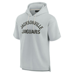 Jacksonville Jaguars Unisex Elements Super Soft Fleece Short Sleeve Pullover Hoodie - Gray online
