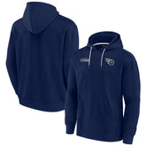 Tennessee Titans Unisex Elements Super Soft Fleece Pullover Hoodie - Navy outlet