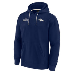 Denver Broncos Unisex Elements Super Soft Fleece Pullover Hoodie - Navy outlet