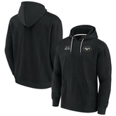 New York Jets Unisex Elements Super Soft Fleece Pullover Hoodie - Black for sale