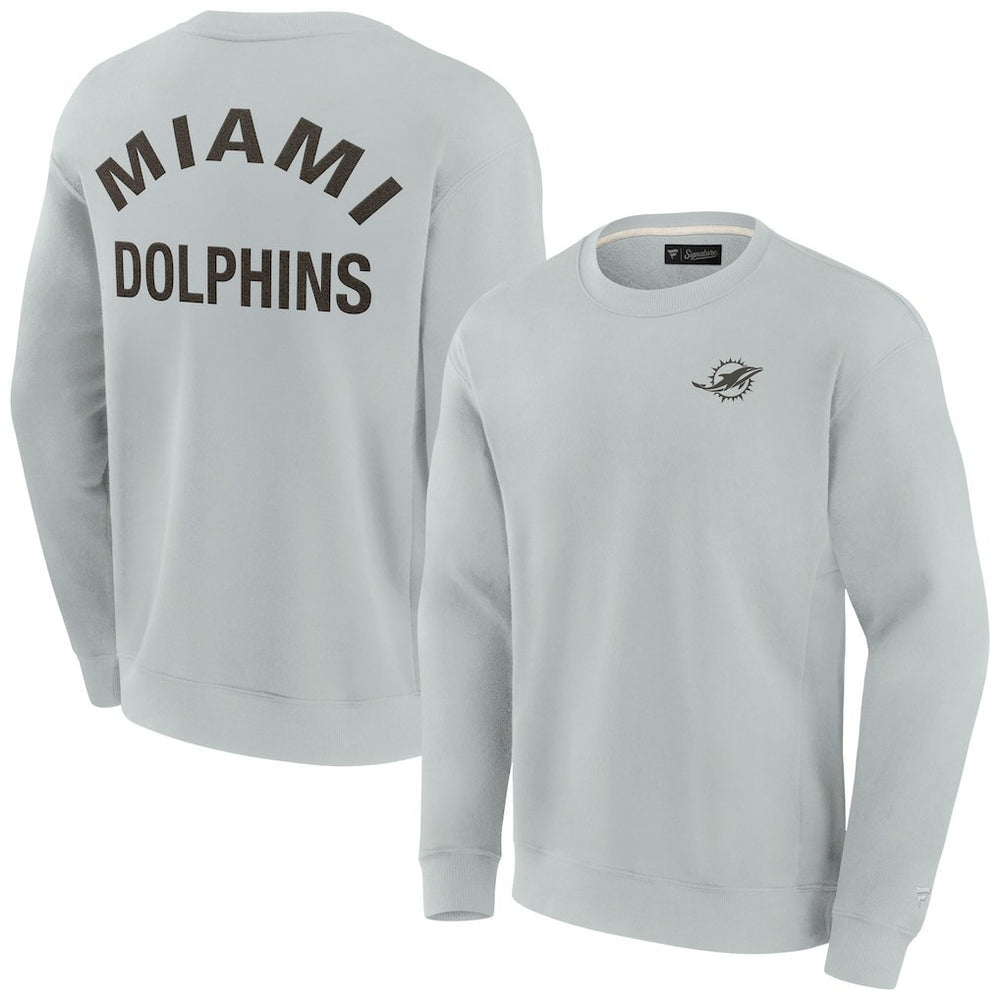 Miami Dolphins Unisex Elements Super Soft Pullover Sweatshirt - Gray online