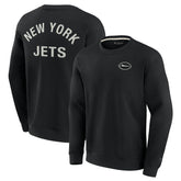 New York Jets Unisex Elements Super Soft Pullover Sweatshirt - Black on sale