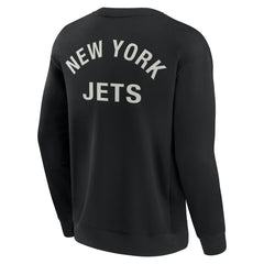 New York Jets Unisex Elements Super Soft Pullover Sweatshirt - Black on sale