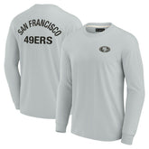 San Francisco 49ers Unisex Elements Super Soft Long Sleeve T-Shirt - Gray outlet
