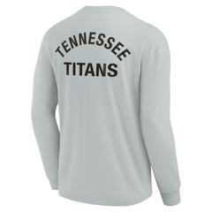 Tennessee Titans Unisex Elements Super Soft Long Sleeve T-Shirt - Gray sale
