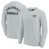 Cincinnati Bengals Unisex Elements Super Soft Long Sleeve T-Shirt - Gray outlet