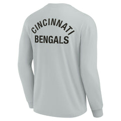 Cincinnati Bengals Unisex Elements Super Soft Long Sleeve T-Shirt - Gray outlet