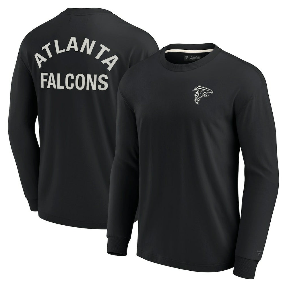 Atlanta Falcons Unisex Elements Super Soft Long Sleeve T-Shirt - Black cheap