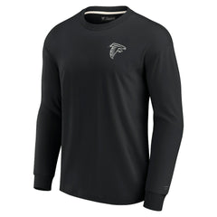 Atlanta Falcons Unisex Elements Super Soft Long Sleeve T-Shirt - Black cheap
