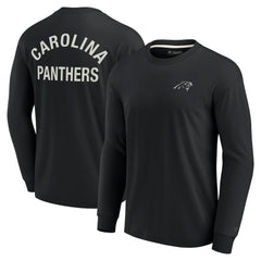 Carolina Panthers Unisex Elements Super Soft Long Sleeve T-Shirt - Black discount