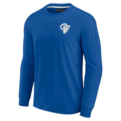 Los Angeles Rams Unisex Elements Super Soft Long Sleeve T-Shirt - Royal outlet