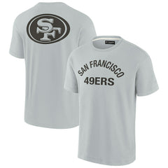 San Francisco 49ers Unisex Elements Super Soft Short Sleeve T-Shirt - Gray outlet
