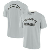 Los Angeles Chargers Unisex Elements Super Soft Short Sleeve T-Shirt - Gray discount