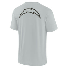 Los Angeles Chargers Unisex Elements Super Soft Short Sleeve T-Shirt - Gray discount