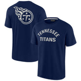 Tennessee Titans Unisex Elements Super Soft Short Sleeve T-Shirt - Navy outlet
