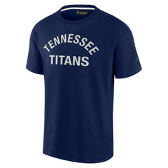 Tennessee Titans Unisex Elements Super Soft Short Sleeve T-Shirt - Navy outlet